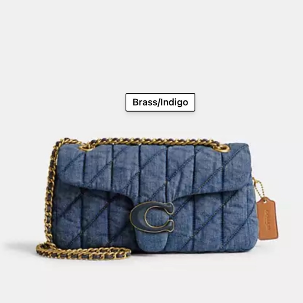 Coach Tabby 26 Denim with Quilting